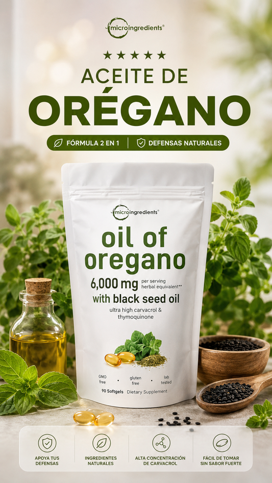 Oil of Oregano - Microingredients | Suplemento Premium para tu Bienestar